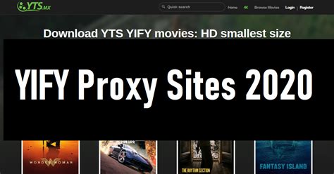 yiffy proxy|30+ Working YIFY Proxy / Mirror Unblocked Sites in .